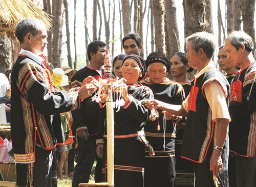 Performance of traditional rites and ceremonies of ethnic minority groups in the province.