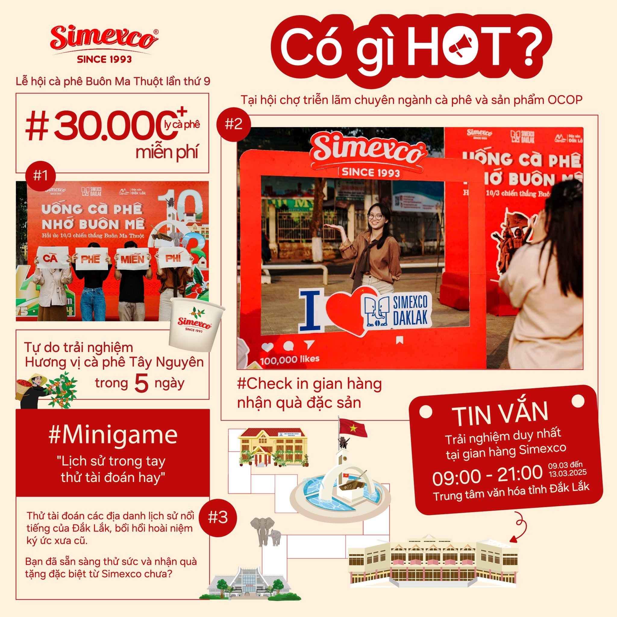 Điểm nhấn trong hành trình du lịch tại Lễ hội Cà Phê Buôn Ma Thuột lần thứ 9 năm 2025