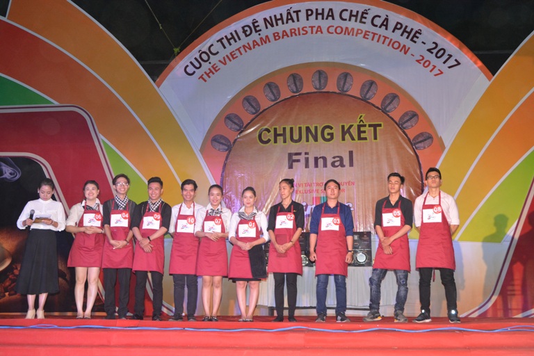 Chung kết cuộc thi Đệ Nhất pha chế cà phê lần thứ 4 năm 2017.